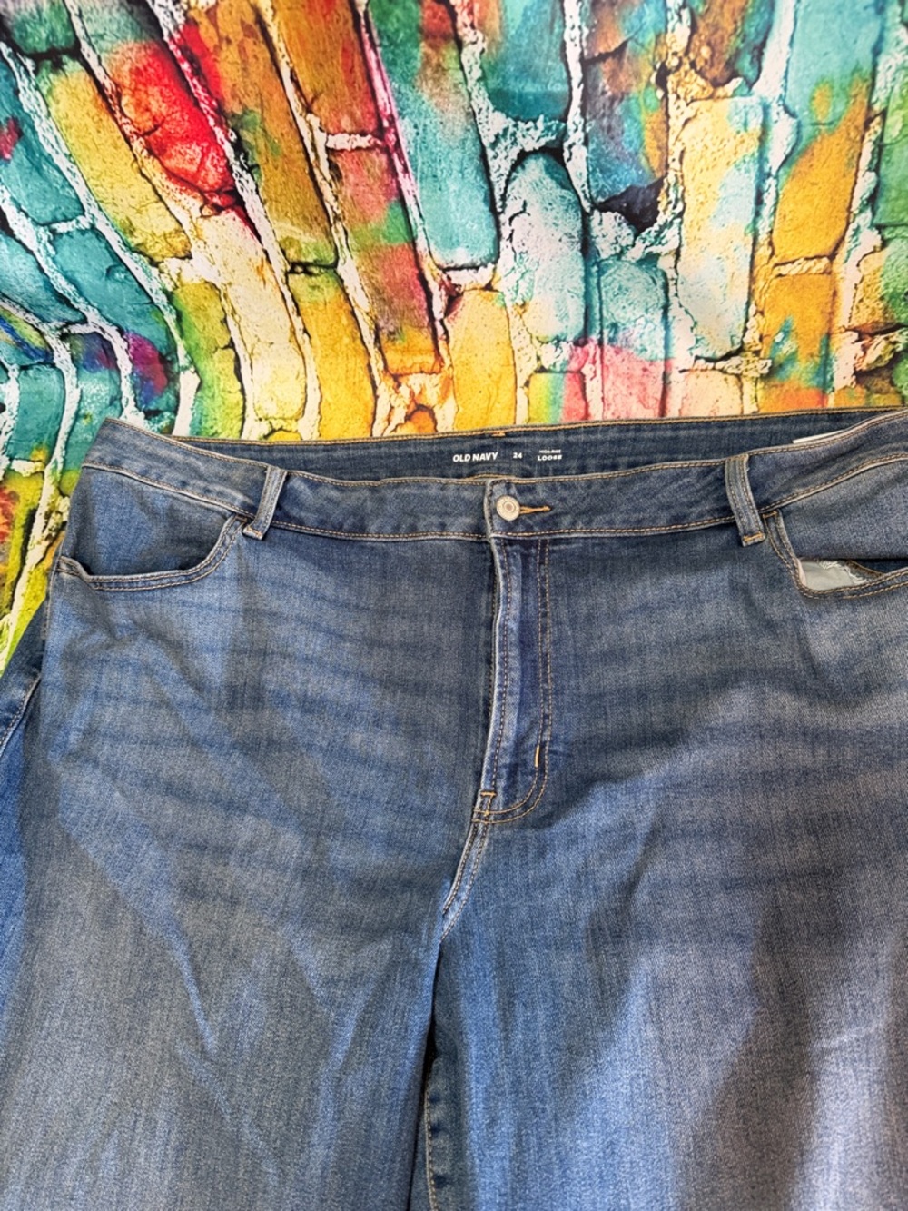 Old Navy Women’s Medium Blue Boot Cut Jeans plus size 24